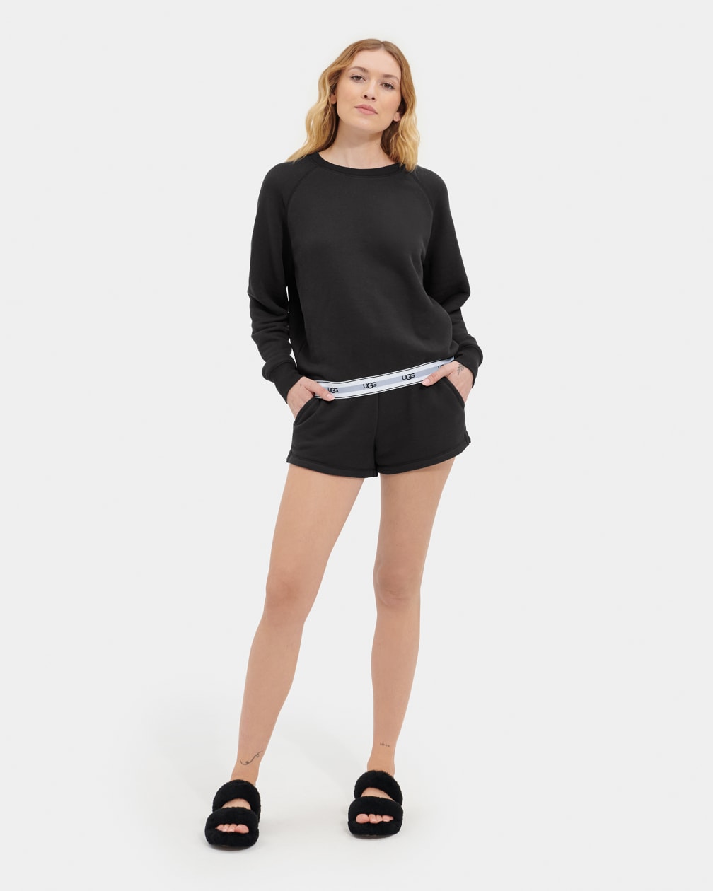 Short Ugg Albins Mujer Negras | Argentina PJGQOSE-17